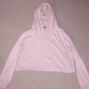Light pink brandy Melville hoodie